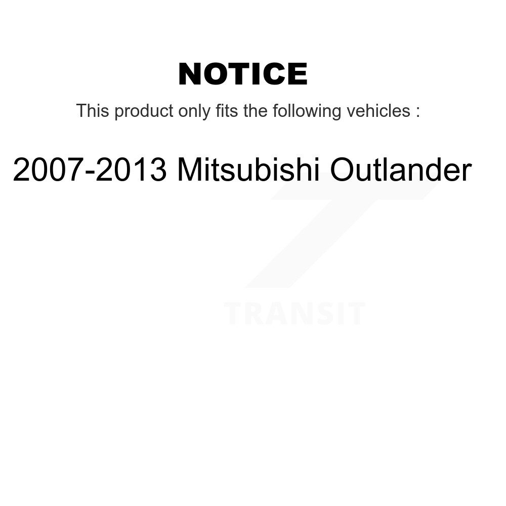 Front Rear Suspension Stabilizer Bar Link Kit For 2007-2013 Mitsubishi Outlander KTR-103730 - Image 2