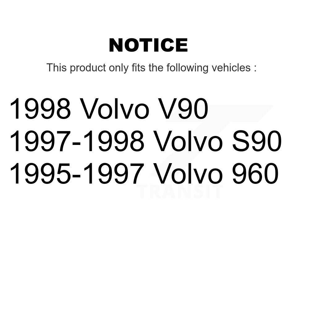Front Outer Steering Tie Rod End Kit For Volvo 960 S90 V90 KTR-103768 - Image 2