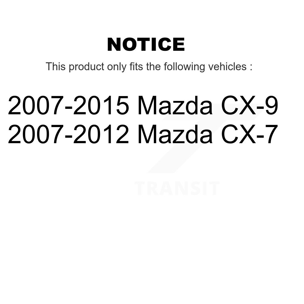 Front Outer Steering Tie Rod End Kit For Mazda CX-7 CX-9 KTR-103848 - Image 2