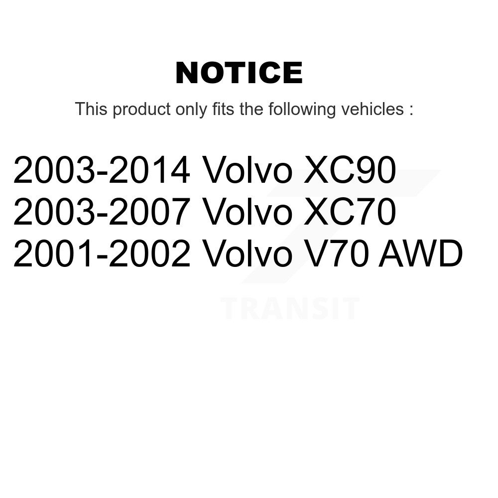 Front Outer Steering Tie Rod End Kit For Volvo XC90 XC70 V70 KTR-103864 - Image 2