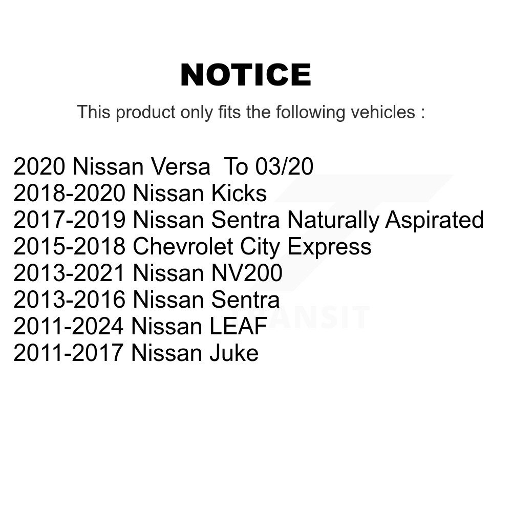 Front Outer Tie Rod End Kit For Nissan Sentra Kicks LEAF Juke NV200 Chevrolet City Versa KTR-103873 - Image 2