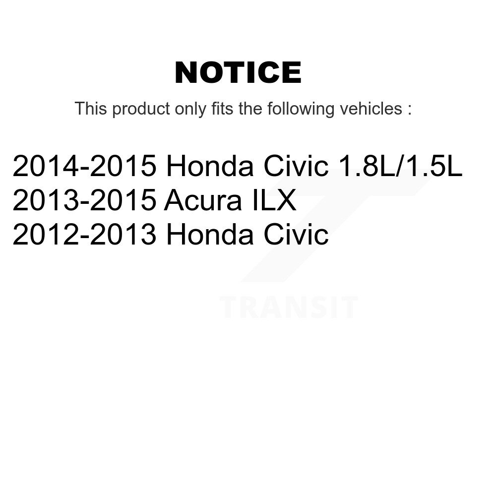 Front Lower Suspension Control Arm And Ball Joint Assembly Kit For Honda Civic Acura ILX KTR-104097 - Image 2