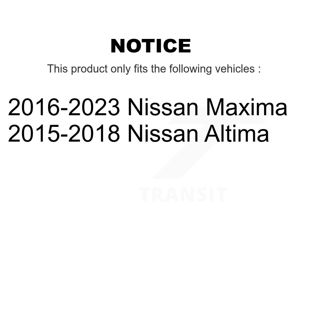 Front Suspension Control Arm Assembly And Tie Rod End Kit For Nissan Altima Maxima KTR-104117 - Image 2