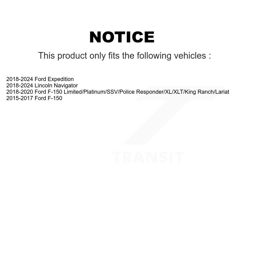 Front Suspension Ball Joint & Tie Rod End Kit For Ford F-150 Expedition Lincoln Navigator KTR-104231 - Image 2