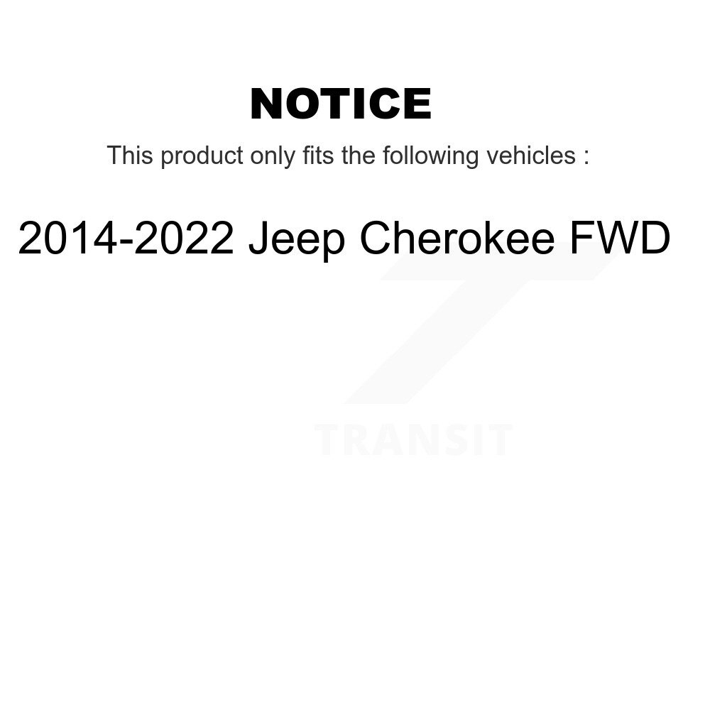Front Suspension Stabilizer Bar Link Pair For 2014-2022 Jeep Cherokee FWD KTR-104237 - Image 2