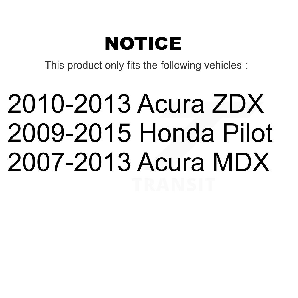 Front Rear Suspension Stabilizer Bar Link Kit For Honda Pilot Acura MDX ZDX KTR-104284 - Image 2