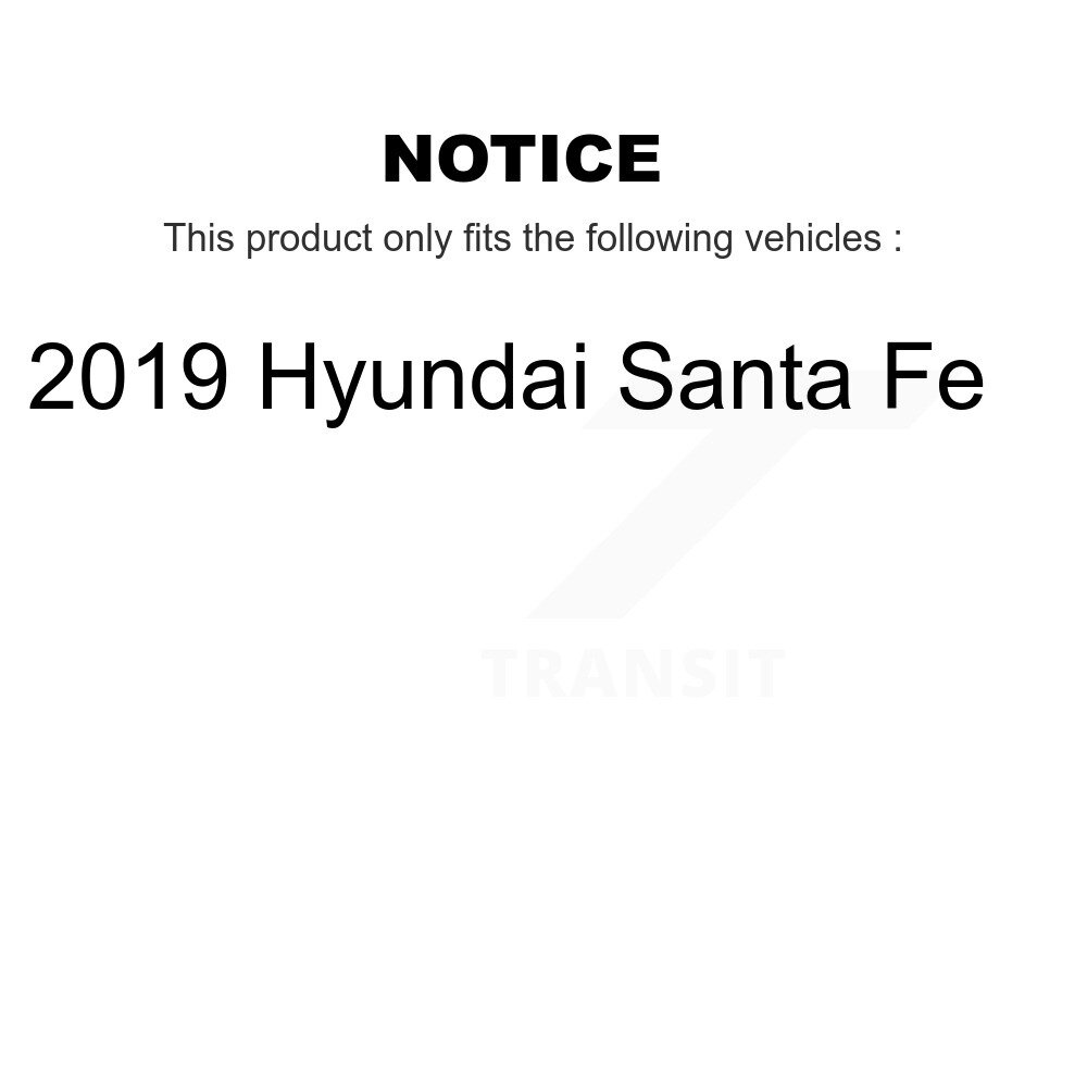 Front Suspension Control Arm And Ball Joint Assembly Link Kit For 2019 Hyundai Santa Fe KTR-104298 - Image 2