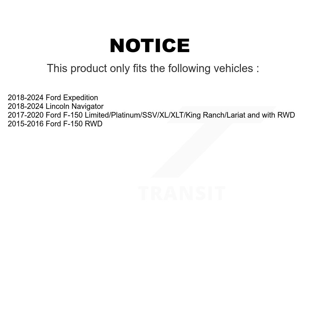 Front Suspension Control Arm And Ball Joint Link Kit For Ford F-150 Expedition Lincoln KTR-104308 - Image 2