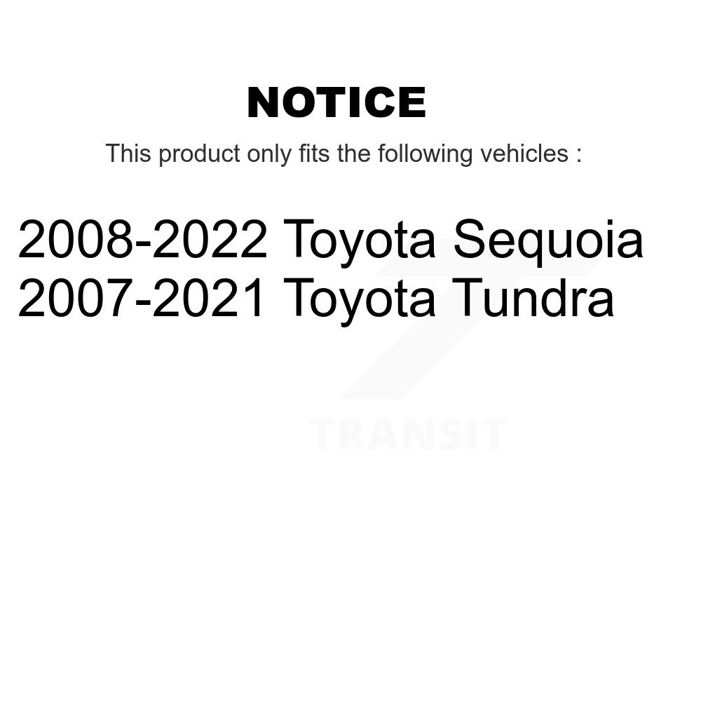 Front Suspension Control Arm And Ball Joint Assembly Link Kit For Toyota Tundra Sequoia KTR-104314 - Image 2