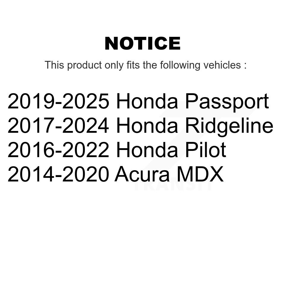 Front Suspension Control Arm And Ball Joint Link Kit For Honda Pilot Acura MDX Ridgeline KTR-104316 - Image 2
