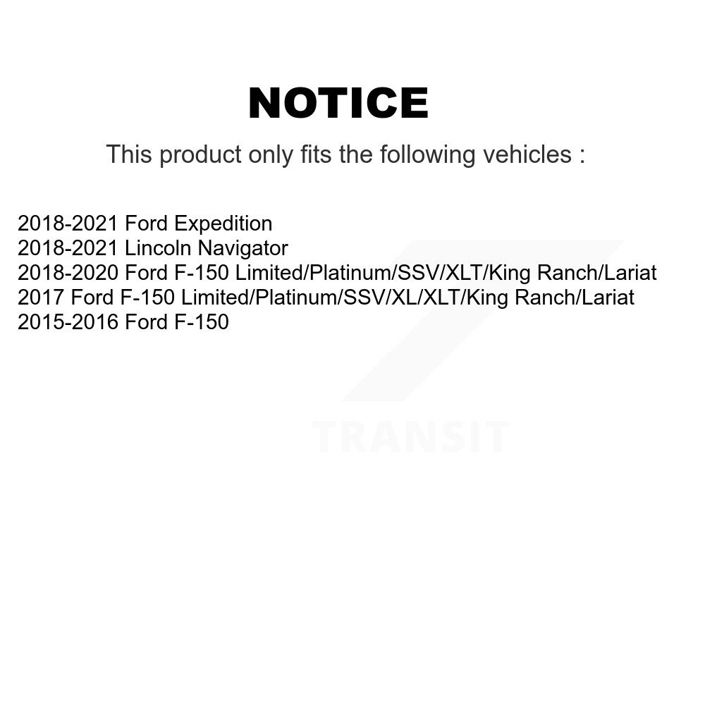 Front Upper Suspension Ball Joints Pair For Ford F-150 Expedition Lincoln Navigator KTR-104391 - Image 2