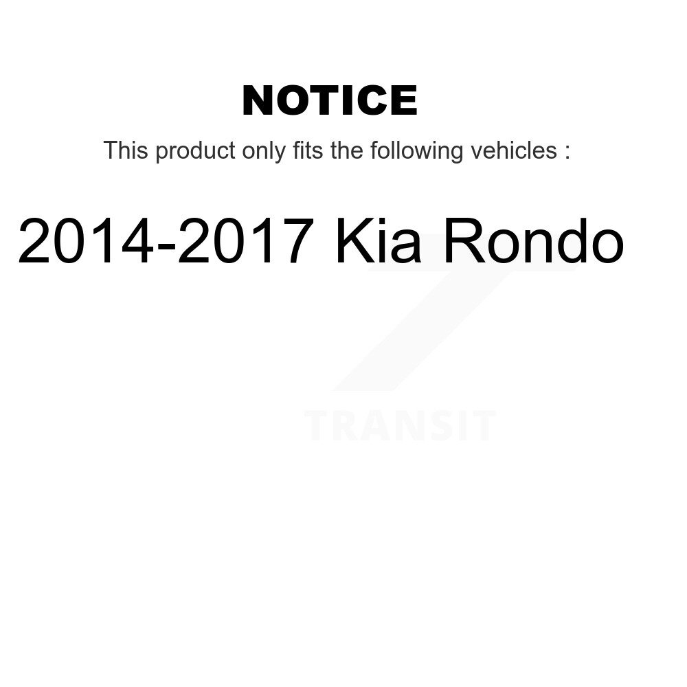 Front Suspension Stabilizer Bar Link Kit For 2014-2017 Kia Rondo KTR-104442 - Image 2