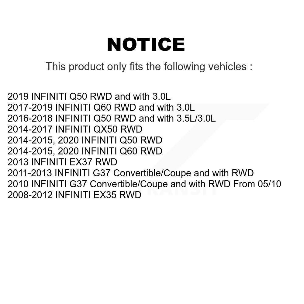 Front Control Arm & Ball Joint Tie Rod End Link Kit (8Pc) For INFINITI Q50 G37 QX50 EX35 KTR-104443 - Image 2