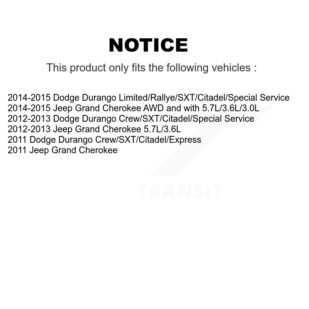 Front Control Arm And Ball Joint Tie Rod End Link Kit (8Pc) For Jeep Grand Cherokee Dodge KTR-104446 - Image 2