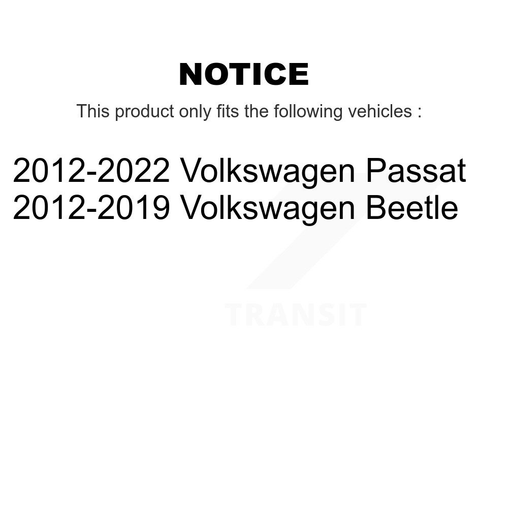 Front Suspension Control Arm Assembly And Tie Rod End Kit For Volkswagen Passat Beetle KTR-104487 - Image 2