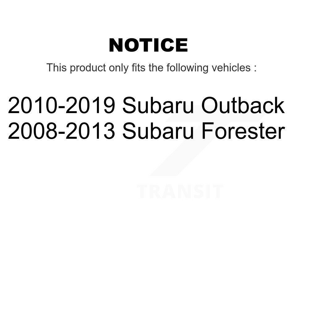Rear Upper Suspension Control Arm And Ball Joint Assembly Kit For Subaru Outback Forester KTR-104541 - Image 2
