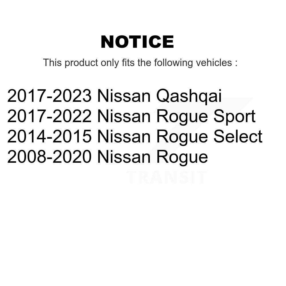 Front Rear Suspension Stabilizer Bar Link Kit For Nissan Rogue Sport Qashqai Select KTR-104580 - Image 2