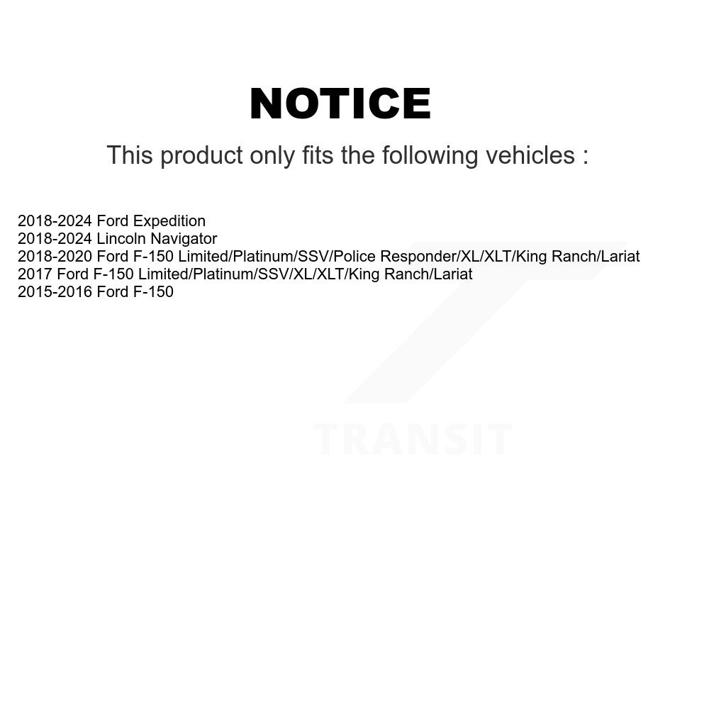 Front Suspension Control Arm Kit For Ford F-150 Expedition Lincoln Navigator KTR-104581 - Image 2