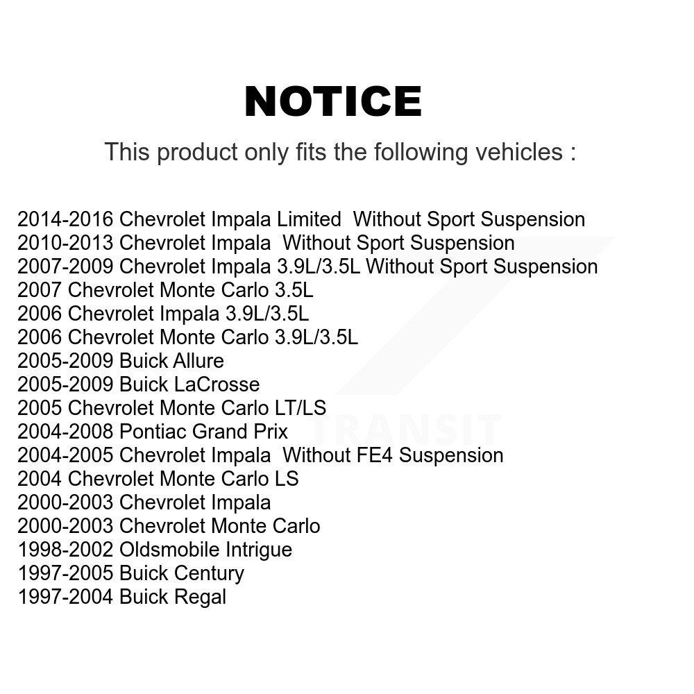 Front Outer Tie Rod End Pair For Chevrolet Impala Buick LaCrosse Pontiac Grand Prix Monte KTR-104590 - Image 2
