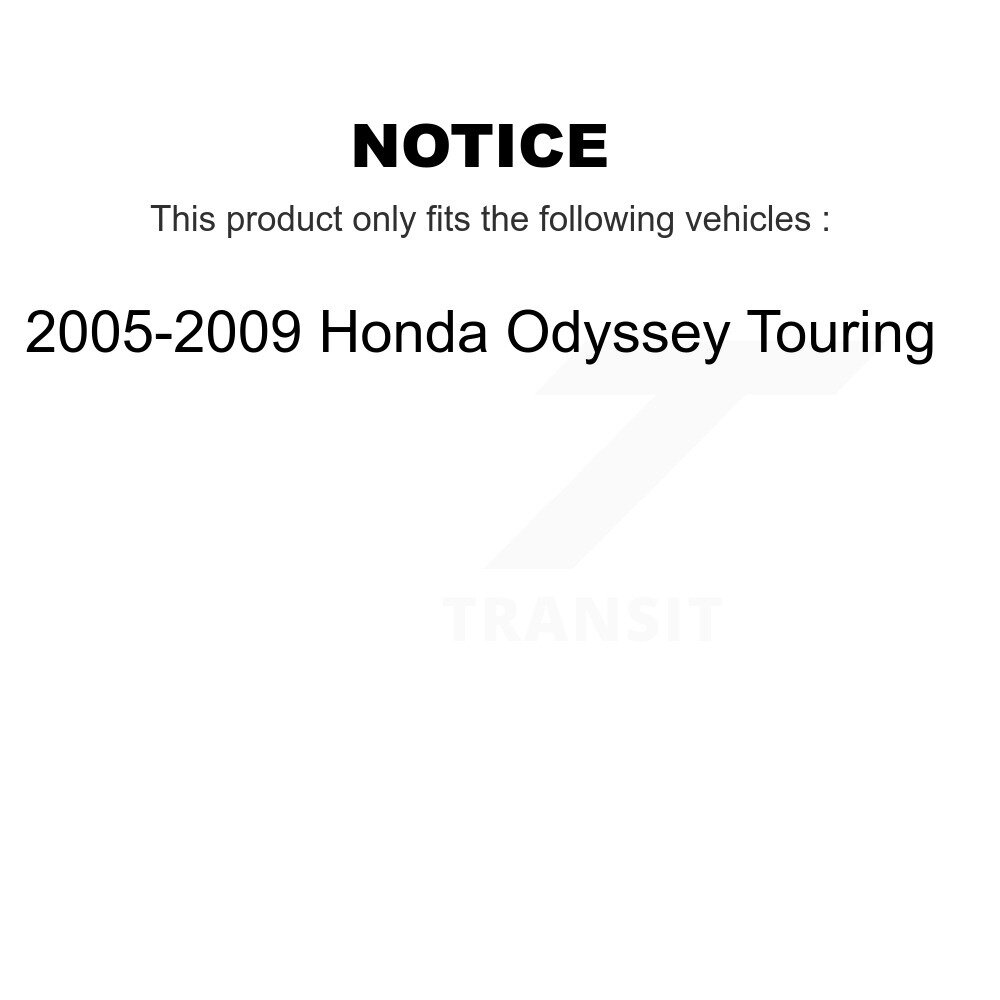 Front Outer Steering Tie Rod End Pair For 2005-2009 Honda Odyssey Touring KTR-104641 - Image 2