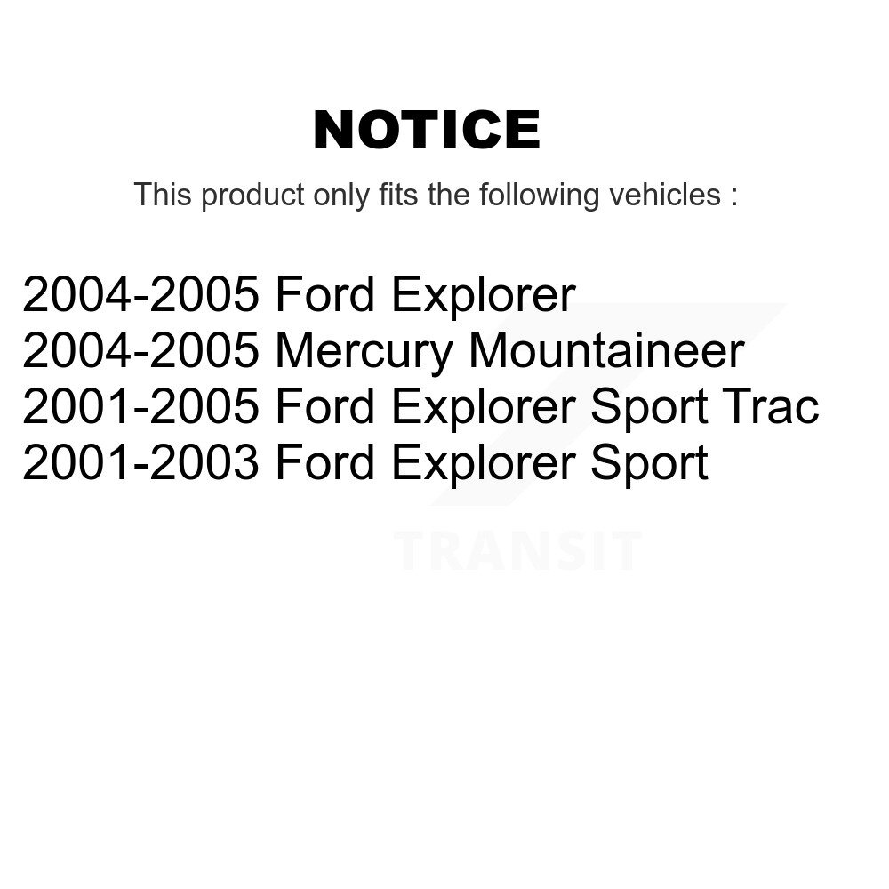 Front Outer Steering Tie Rod End Pair For Ford Explorer Sport Trac Mercury Mountaineer KTR-104646 - Image 2