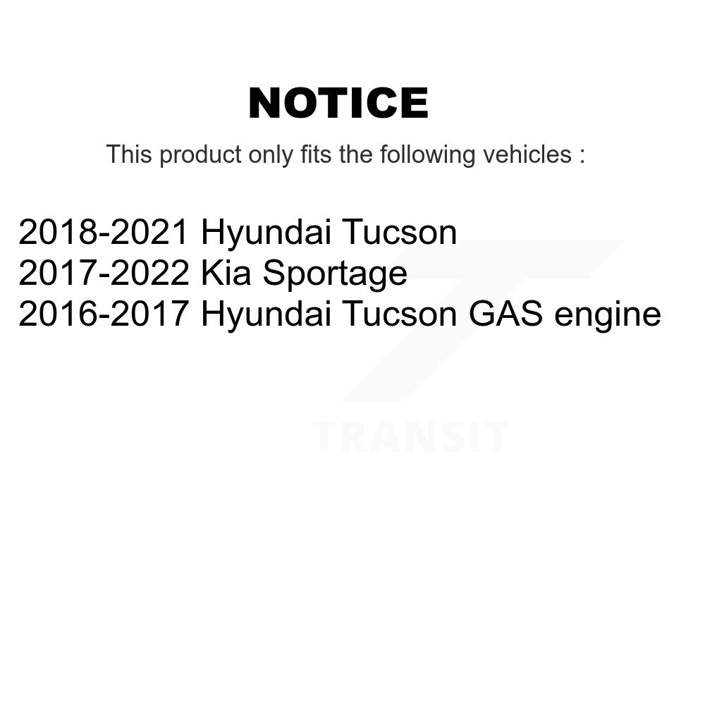 Front Rear Suspension Stabilizer Bar Link Kit For Hyundai Tucson Kia Sportage KTR-104698 - Image 2