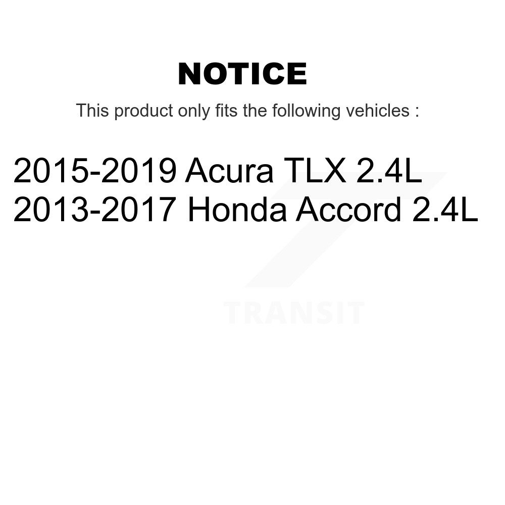 Front Inner Steering Tie Rod End Pair For Honda Accord Acura TLX 2.4L KTR-104741 - Image 2