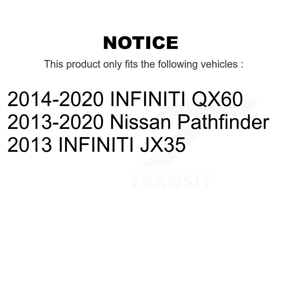 Front Inner Steering Tie Rod End Pair For Nissan Pathfinder INFINITI QX60 JX35 KTR-104796 - Image 2