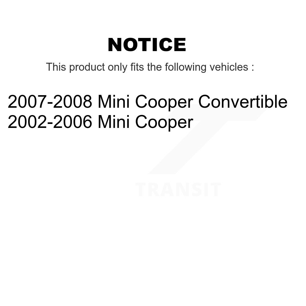 Front Inner Steering Tie Rod End Pair For Mini Cooper KTR-104798 - Image 2