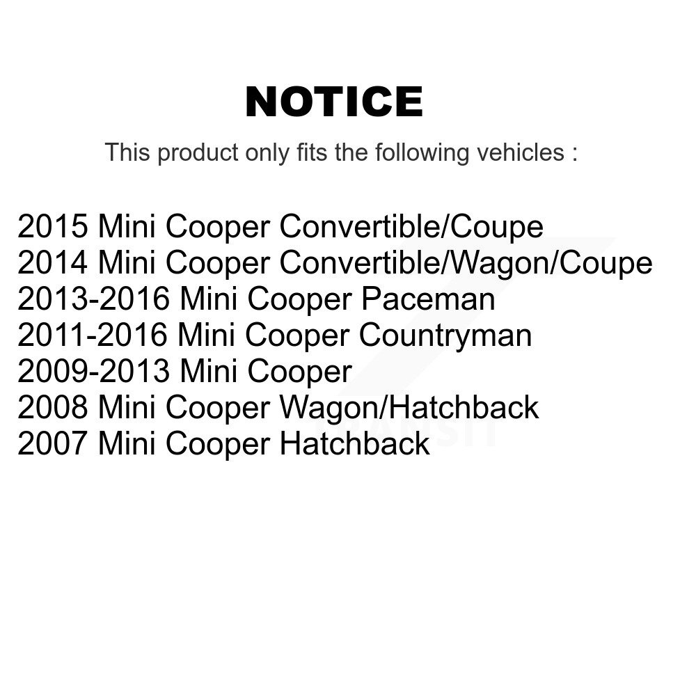 Front Inner Steering Tie Rod End Pair For Mini Cooper Countryman Paceman KTR-104799 - Image 2