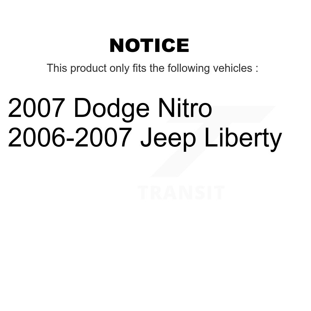 Front Inner Steering Tie Rod End Pair For Jeep Liberty Dodge Nitro KTR-104846 - Image 2