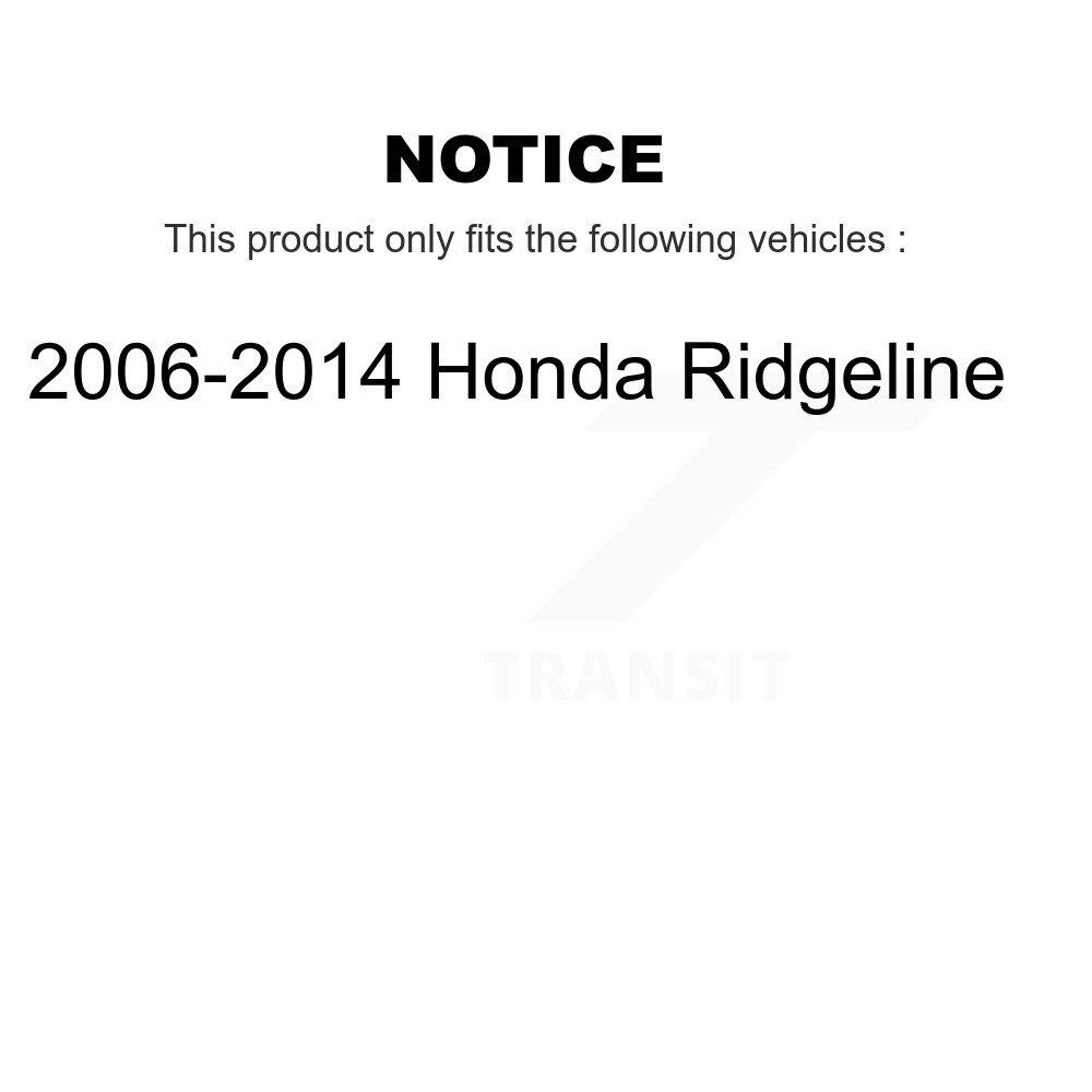 Front Inner Steering Tie Rod End Pair For 2006-2014 Honda Ridgeline KTR-104902 - Image 2