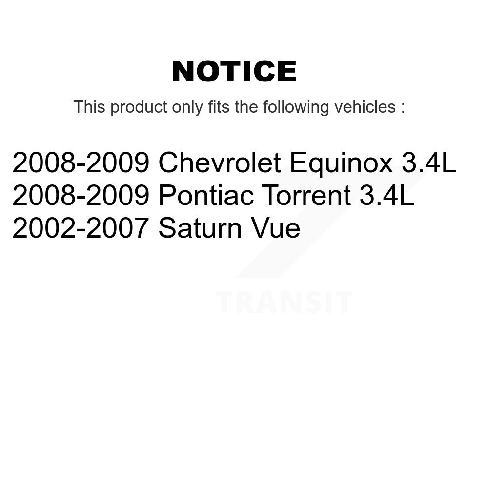 Front Inner Steering Tie Rod End Pair For Chevrolet Equinox Pontiac Torrent Saturn Vue KTR-104905 - Image 2