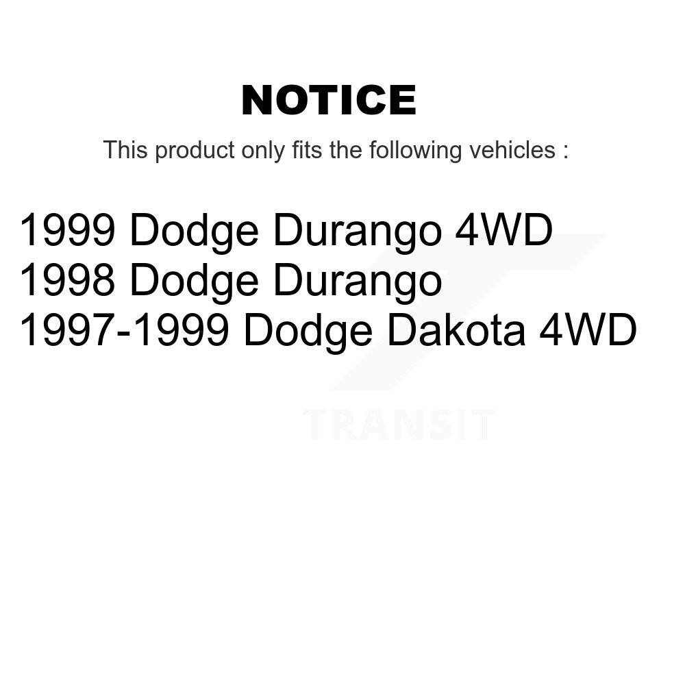 Front Inner Steering Tie Rod End Pair For Dodge Dakota Durango KTR-104915 - Image 2