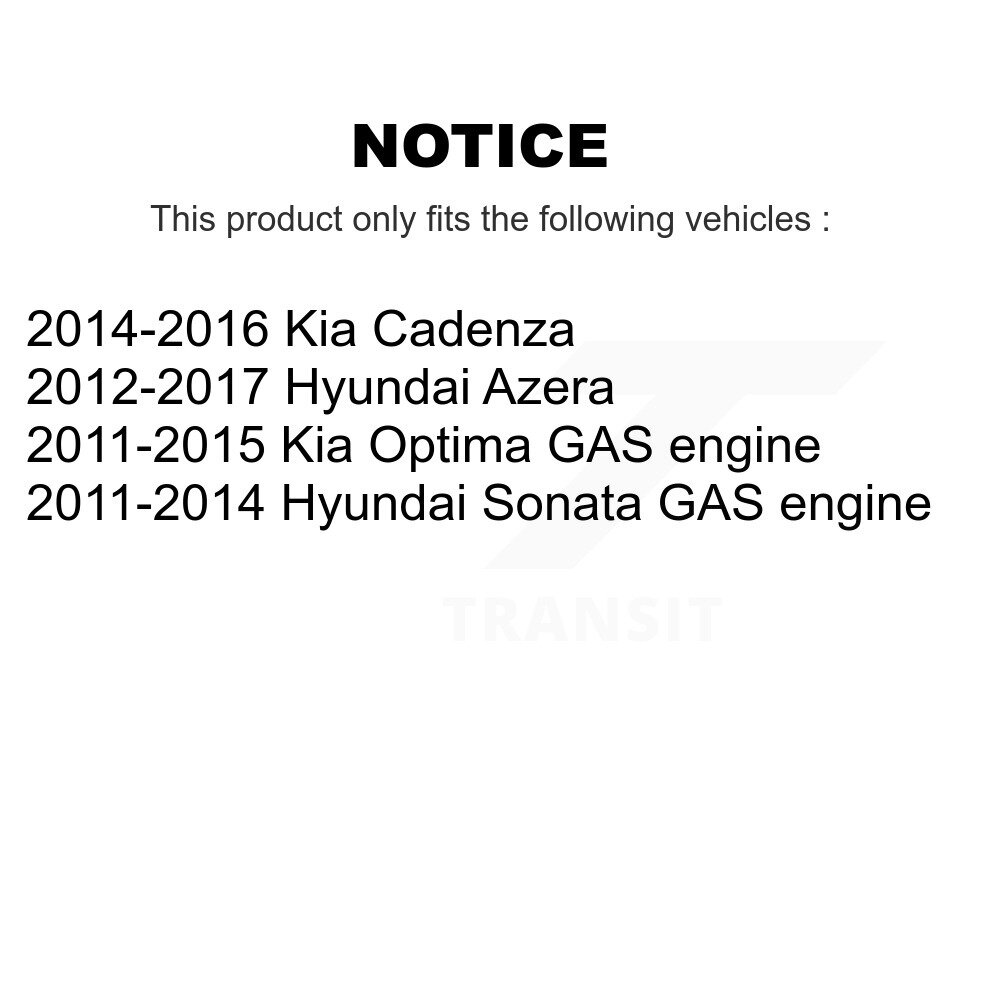 Front Outer & Inner Steering Tie Rod End Kit For Hyundai Sonata Kia Optima Cadenza Azera KTR-104959 - Image 2