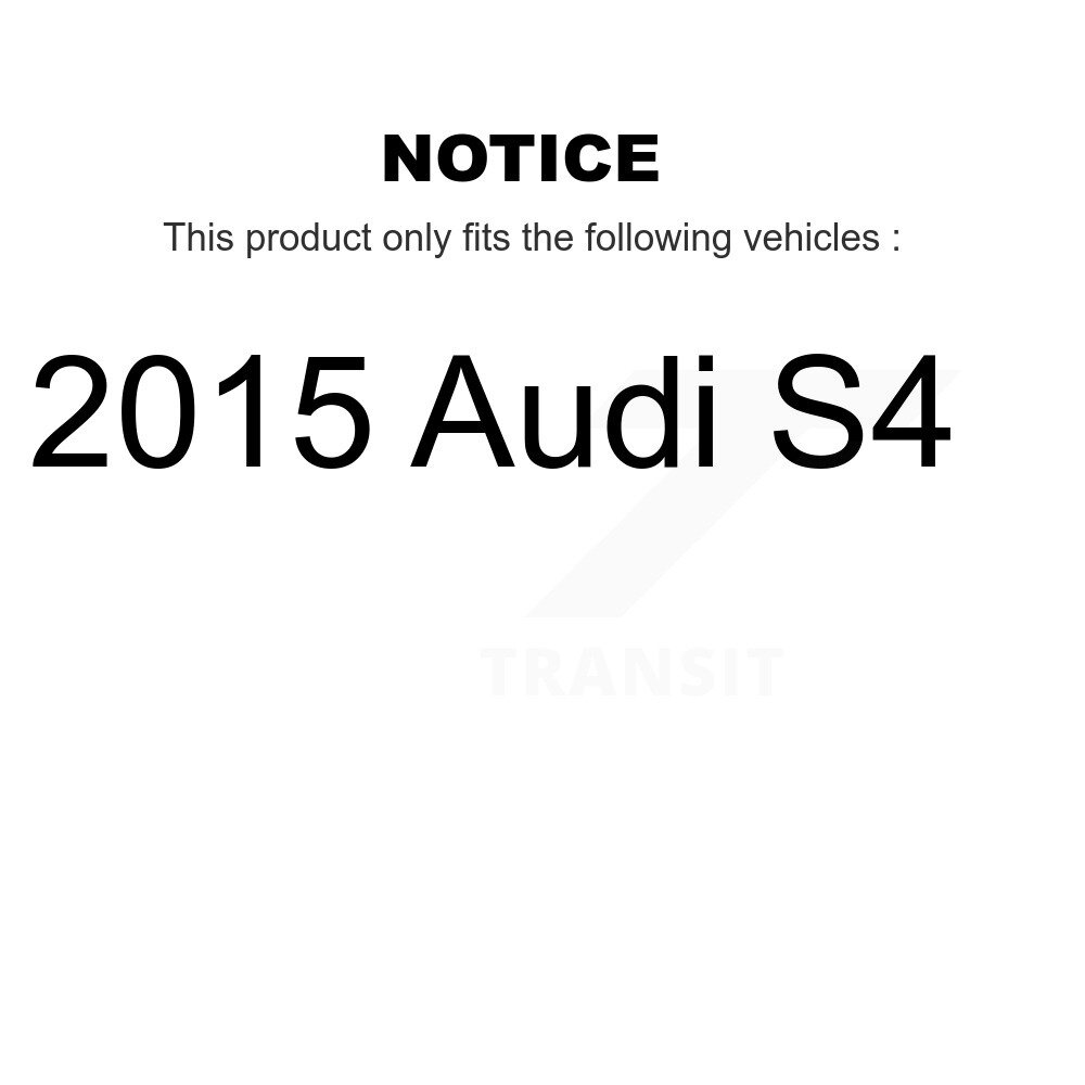 Front Outer & Inner Steering Tie Rod End Kit For 2015 Audi S4 KTR-104982 - Image 2