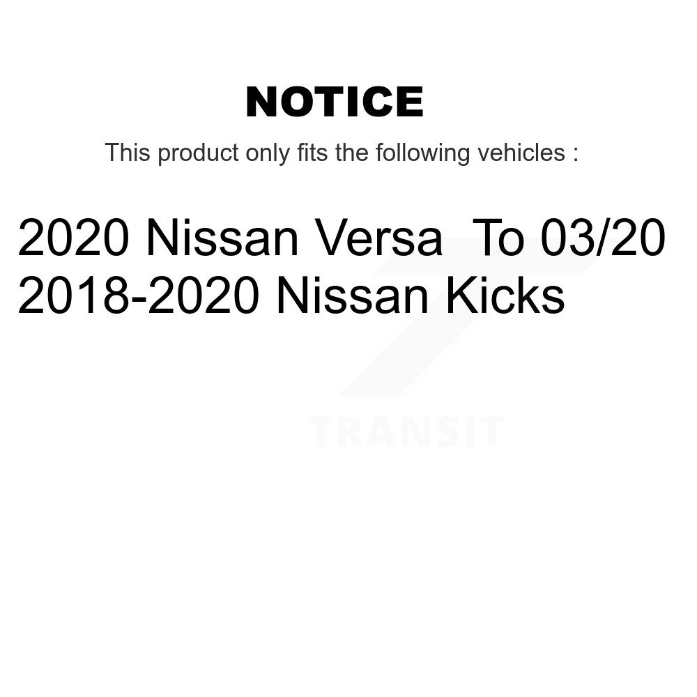 Front Suspension Ball Joint And Tie Rod End Kit For Nissan Kicks Versa KTR-105158 - Image 2