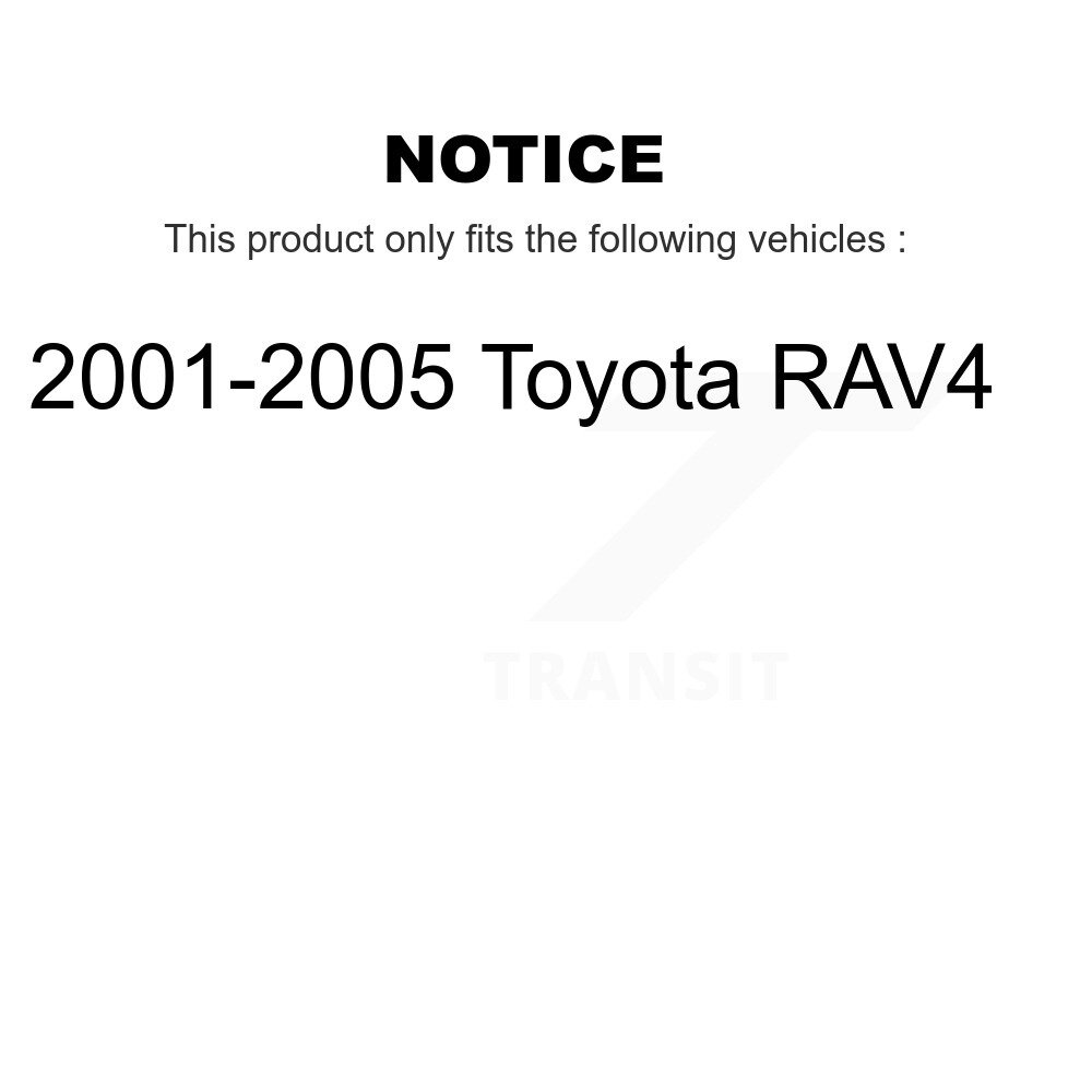Front Lower Suspension Control Arm Without Ball Joint Kit For 2001-2005 Toyota RAV4 KTR-105180 - Image 2