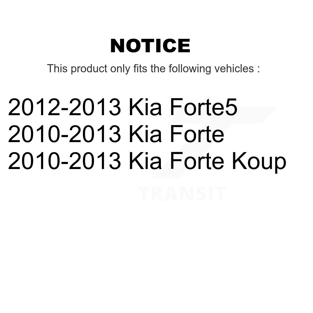 Front Lower Suspension Control Arm Without Ball Joint Kit For Kia Forte Koup Forte5 KTR-105198 - Image 2