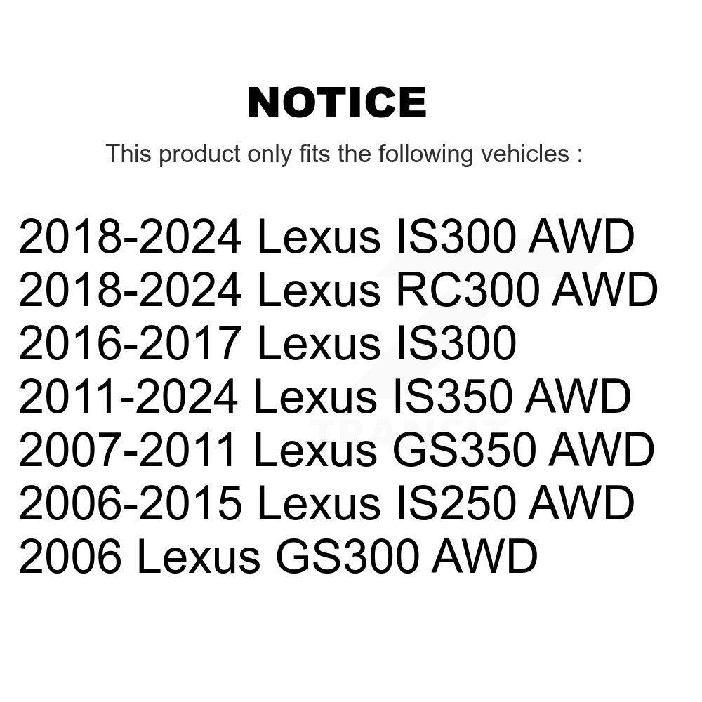 Front Lower Control Arm And Ball Joints Kit For Lexus IS250 IS300 IS350 GS350 GS300 RC300 KTR-105210 - Image 2