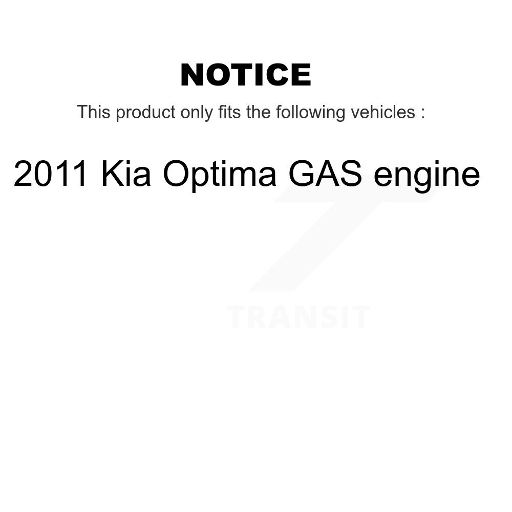 Front Lower Suspension Control Arm And Ball Joints Kit For 2011 Kia Optima GAS engine KTR-105238 - Image 2