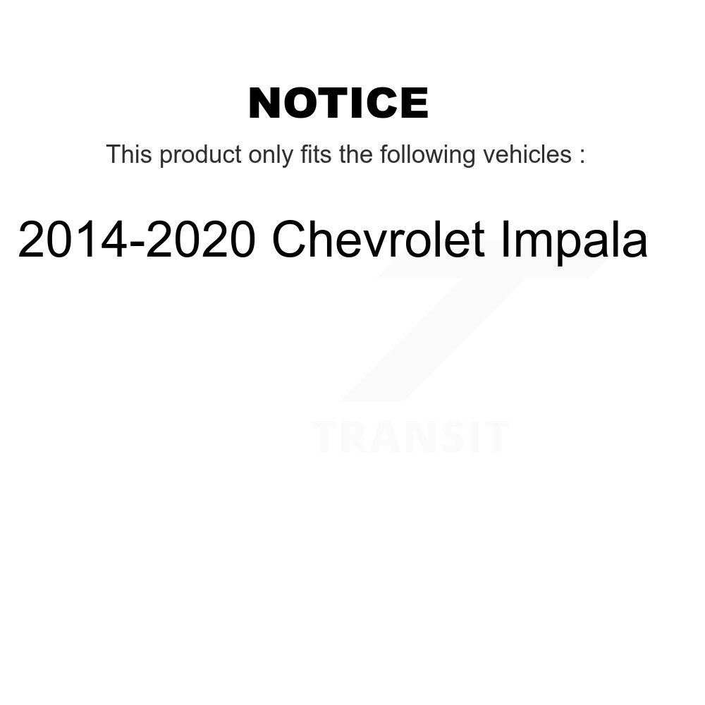 Front Suspension Control Arm Ball Joint Assembly Link Kit For 2014-2020 Chevrolet Impala KTR-105269 - Image 2