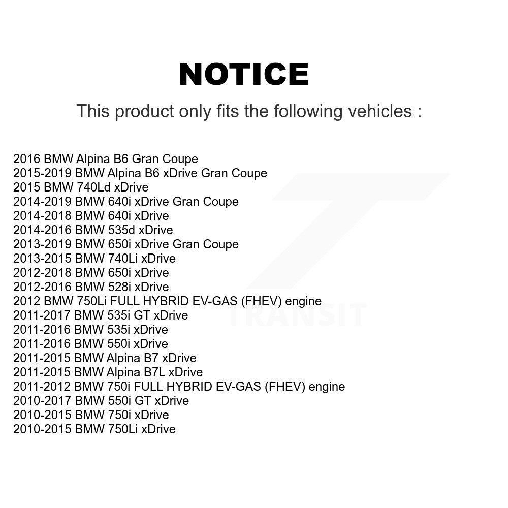 Front Lower Forward Suspension Control Arm & Ball Joint Kit For BMW 535i xDrive 528i 750i KTR-105280 - Image 2