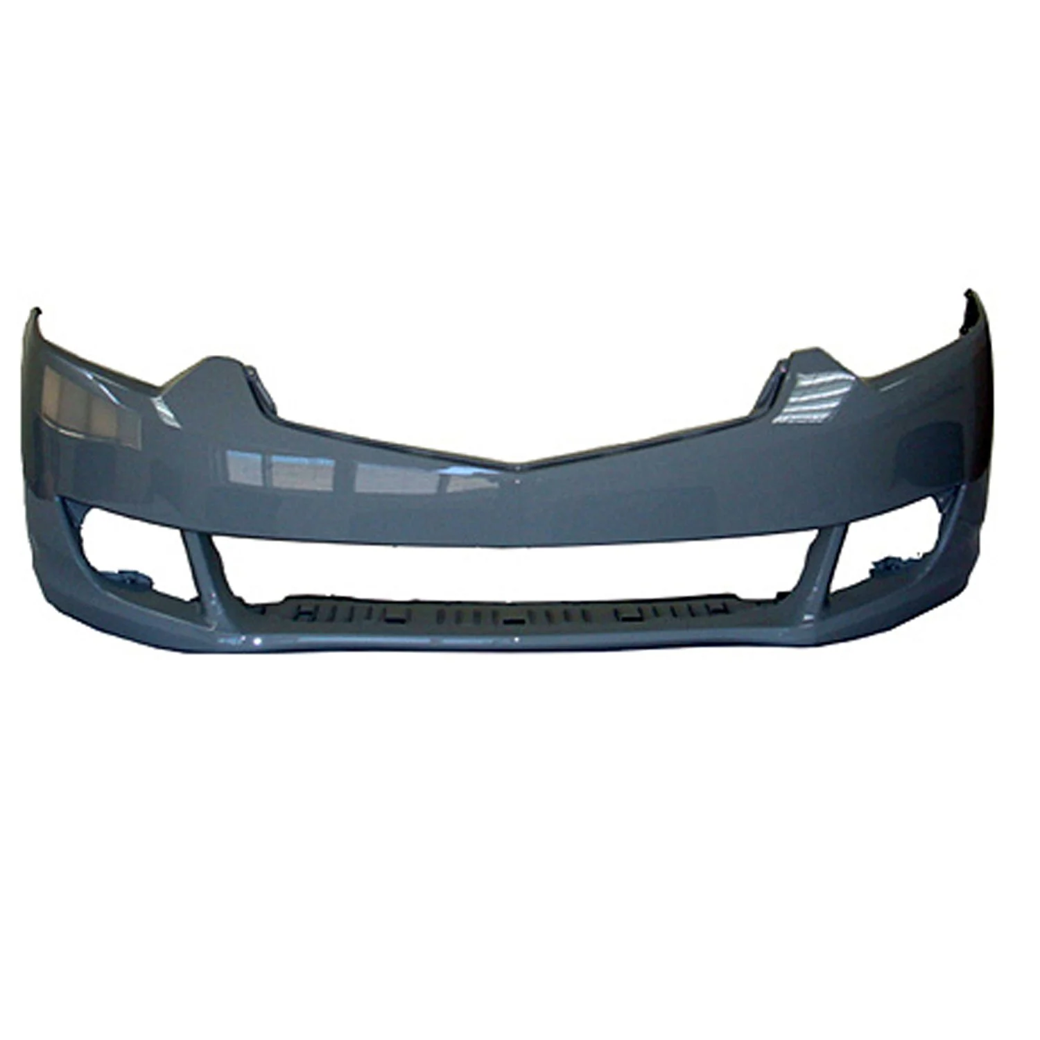 Bumper Cover Front w/o Headlamp Washers w/o Park Sensors Primed CAPA for Acura TSX Sedan 2009–2010