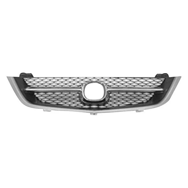 Grille Assembly Includes Center & Outer Moulding Black/Chrome for Acura TL 2002–2003