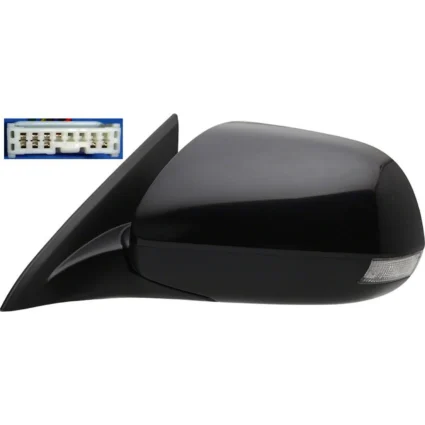 Door Mirror Assembly Left Power Heated w/Signal Lamp w/Memory for Acura TSX 2009–2014