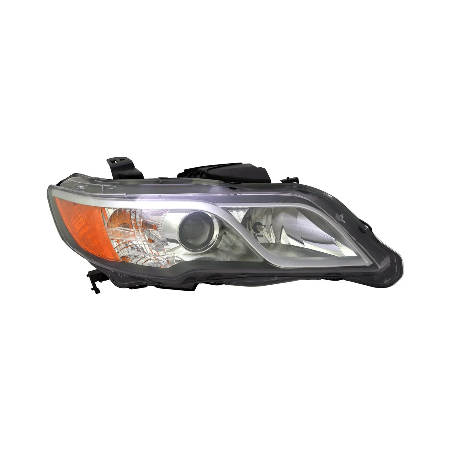 Headlight Assembly Composite Right HID w/High-Beam Bulb w/Signal Lamp No HID Components for Acura RDX 2013–2015
