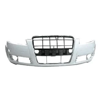 Bumper Cover Front w/o Headlamp Washer Assembly Type 1 Primed CAPA for Audi S6 A6