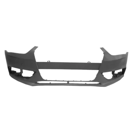Bumper Cover Front w/o S-Line Pkg w/o Headlamp Washer w/o Warning System Primed for Audi A4 2013–2016