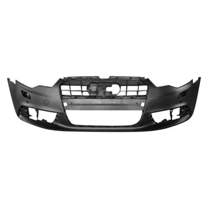 Bumper Cover Front w/o S-Line Pkg w/Parking Aid w/o Parking Assist Primed CAPA for Audi A6 2012–2015